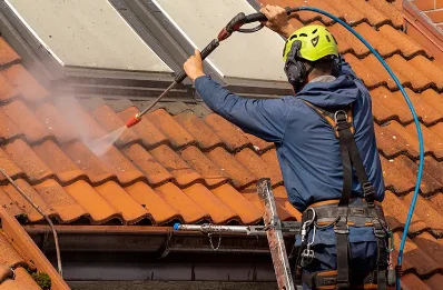 Démoussage et hydrofuge de toiture à Monthiers